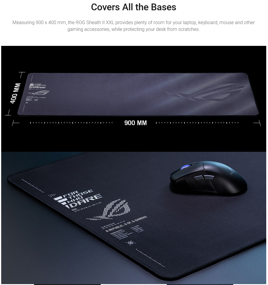 Podloga za miša ASUS ROG SHEATH II XXL