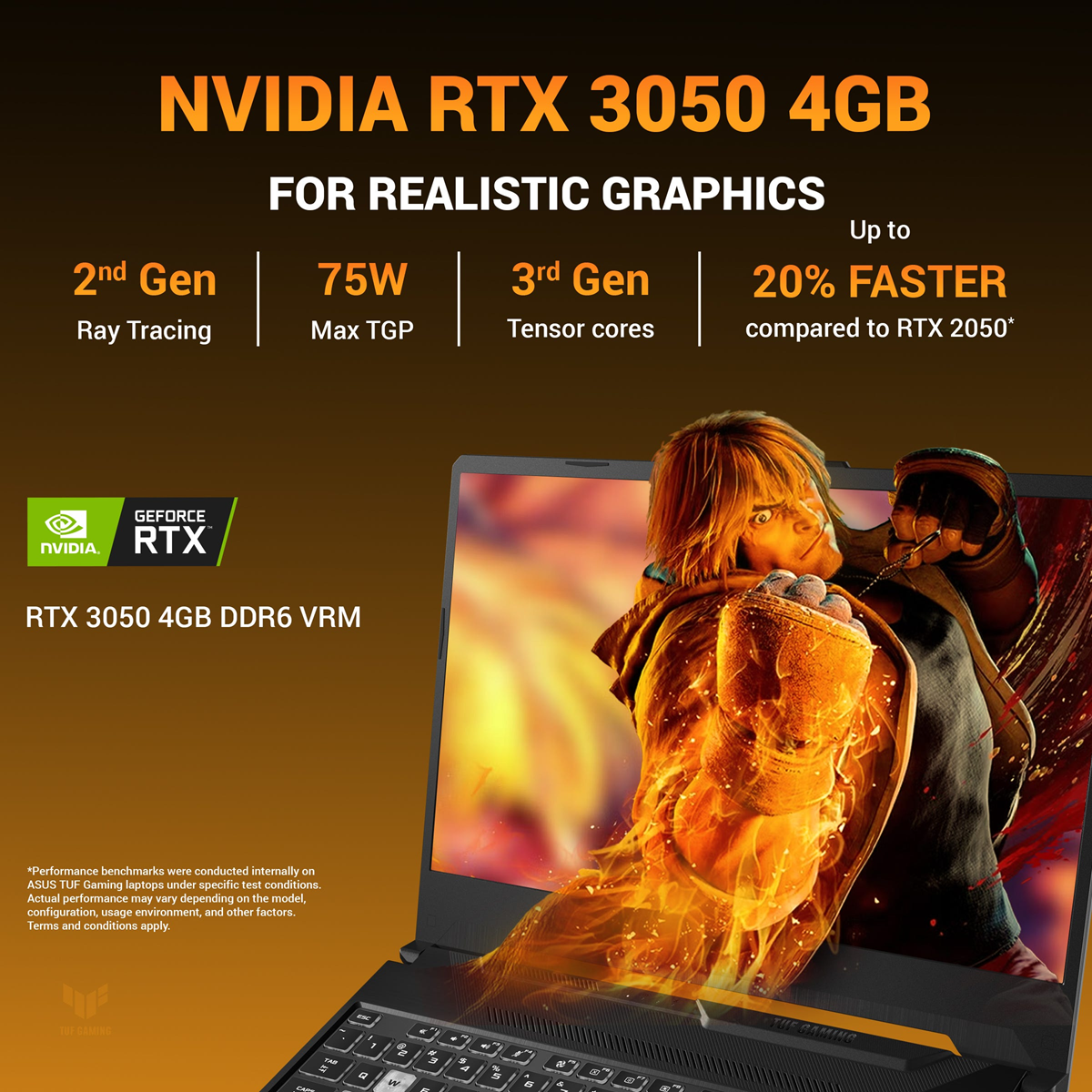 TUF Gaming A15 FA506NCG-HN207 (15.6 inča FHD, Ryzen 7 7445HS, 16GB, SSD 1TB, GeForce RTX 3050) laptop