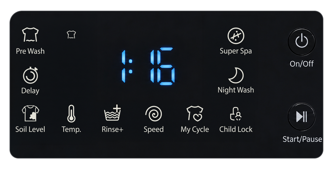 VIVAX HOME perilica rublja WFL-140816PSI