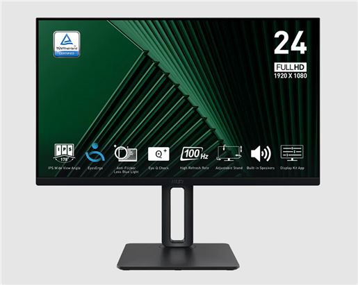Monitor 24 MSI PRO MP245PG 100HZ FHD IPS
