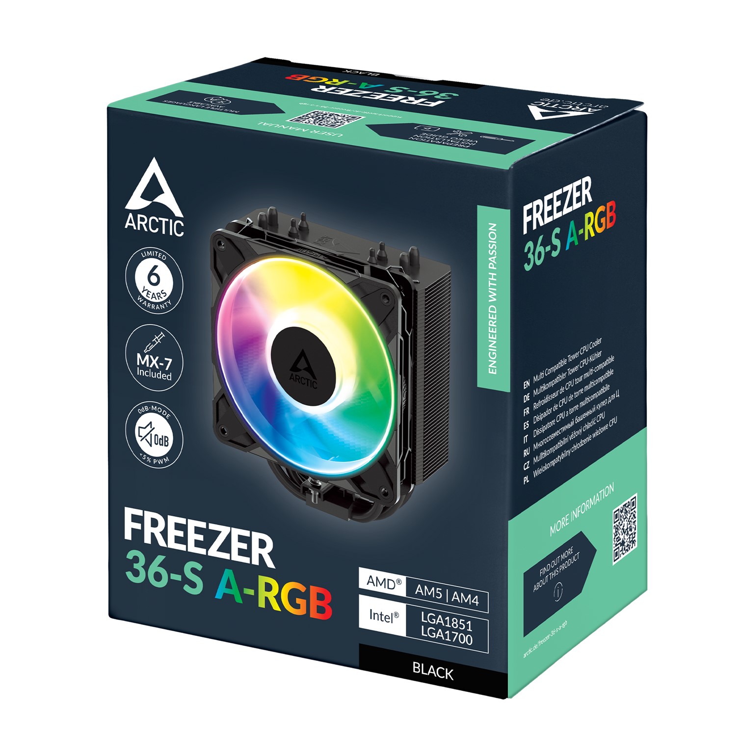 COL CPU Arctic Freezer 36-S A-RGB (Black)