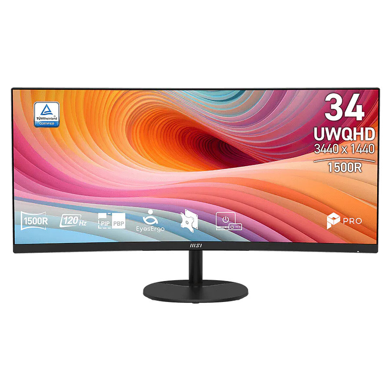 34 inča PRO MP341CQ E12 UWQHD 3440x1440 100Hz AdaptiveSync zakrivljeni business monitor crni